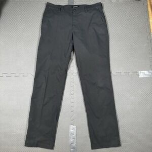 Bluffworks Pants Mens 34x32* Gray Chino Ascender Regular Fit Performance Zip